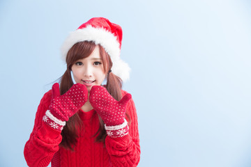  Christmas beauty woman wear shirt