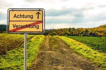 Schild 174 - Achtung