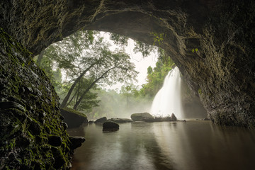 Haew suwat waterfall at Khao Yai National Park, Thailand