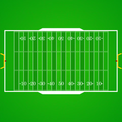 American football realistic, textured field