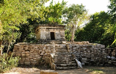 Fototapeta premium Mayan pyramid, Coba, Mexico