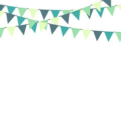 Obraz premium Bunting party celebration background vector