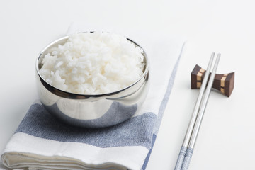 rice and chopsticks,Korea style.