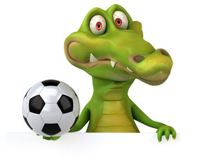 Fototapeta premium Fun crocodile