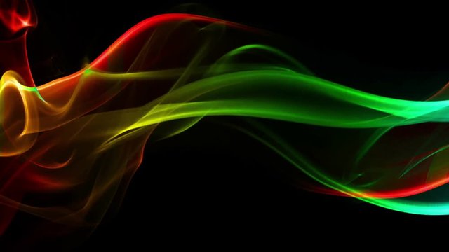 Abstract waving animation background,smoke flowing,Slow motion