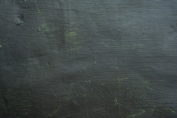 Old black plastic board