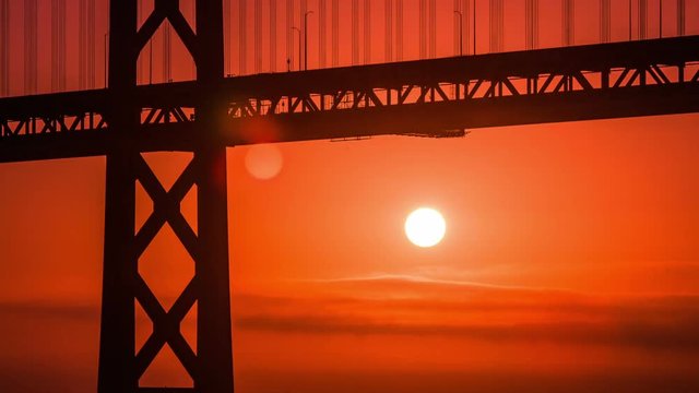 Time Lapses - Sunrise at Bay Bridge, San Francisco