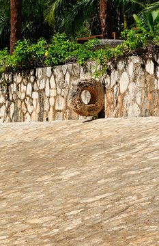 Ulama - Mesoamerican ballgame field at Coba, Mexico