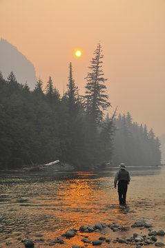 Dean River Forest Fire