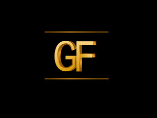 GF Initial Logo for your startup venture