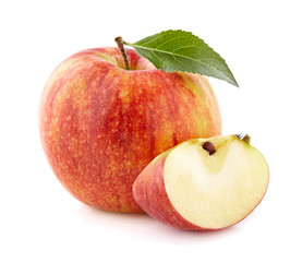 Apple with slice