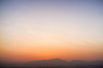 Obraz premium Sunset in Thailand.