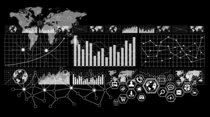 Digital charts and screen interface
