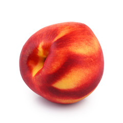 Nectarine fruit isolated on white background