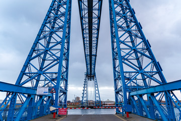 Fototapeta na wymiar Transporter Bridge, Middlesbrough, UK