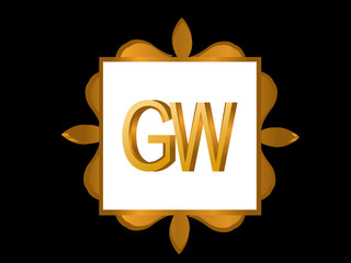 GW Initial Logo for your startup venture