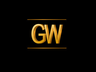 GW Initial Logo for your startup venture