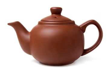clay (ceramic) teapot