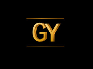 GY Initial Logo for your startup venture