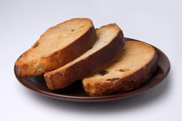 rusks with raisins