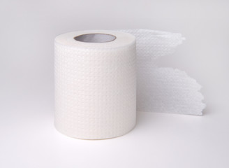 roll of white toilet paper