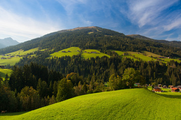 The alpine village of Alpbach and the Alpbachtal, Austria.