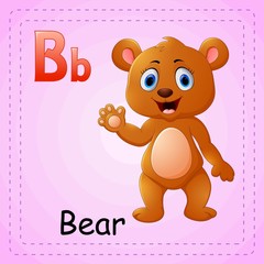 Animals alphabet: B is for Bear