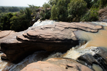 Fototapeta premium Banfora falls in Burkina Faso
