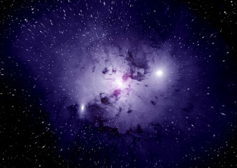 galaxy in a free space