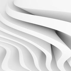 White Wave Background