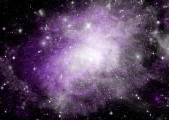 galaxy in a free space