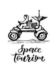 Outer Space lettering