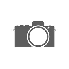 Camera Icon in trendy flat style isolated