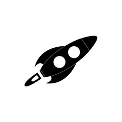 Rocket, modern flat icon