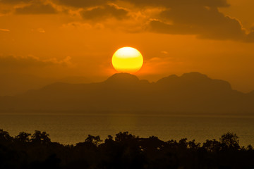 Obraz premium Sunset sky