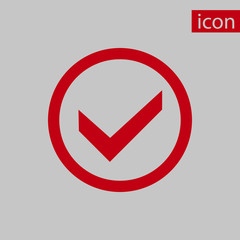 check icon stock vector illustration flat design