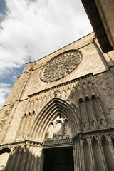 Barcelona (Spain): Santa Maria del Pi, gothic church