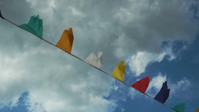 Flags on the wind