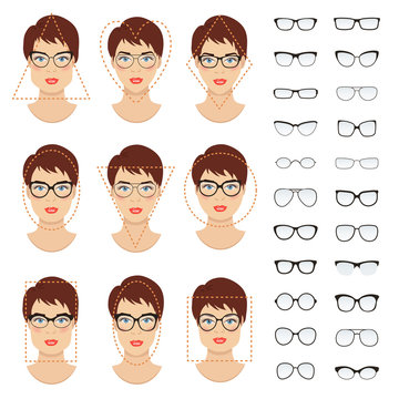 Glasses shape clearance for different faces
