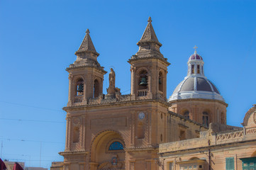 Fototapeta premium Kirche in Marsaxlokk