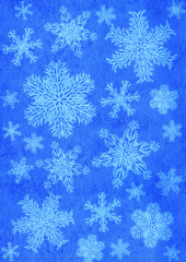 Fototapeta na wymiar Grunge Christmas background with snowflakes