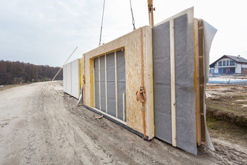 Building a structural Insulated Panels Frame House.