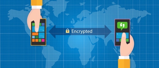 encrypted message communication smart phone mobile security messaging platform