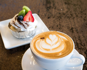 Cappuccino coffee cup