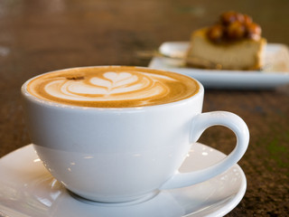 Cappuccino coffee cup
