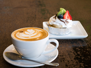 Cappuccino coffee cup