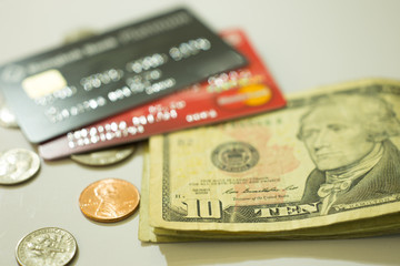 Money and credit card