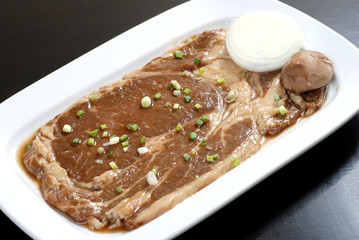 Beef Sliced Korean food