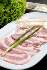 Fresh prok Korean BBQ