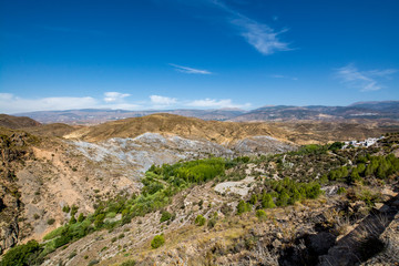 Fototapeta na wymiar Amazing landscape of Sierra Nevada, Alpujarra/Almeria region, Spain